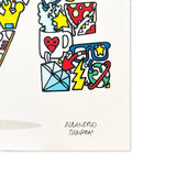 Aleandro Roncarà - 1000 modi per dirti amore - Serigrafia su cartoncino