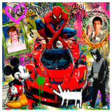 ARMSX - SPIDERMAN - MIXED MEDIA SU CARTA
