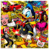 ARMSX - MARYLIN DUCK - MIXED MEDIA SU CARTA