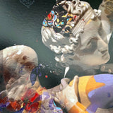 MASSIMO PENNACCHINI- AMORE E PSICHE - SERIGRAFIA SU CARTONCINO