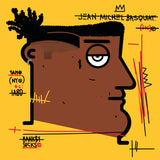 IABO - Banksy Sucks (Jean Michel Basquiat - Portrait) Yellow version