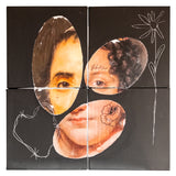 Blvckjep - Fingere di Fingere - Trasferimento, Gel Acrilico e Spatola su Tela