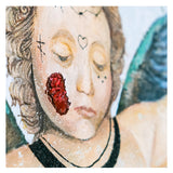 Blvckjep - Un Sognatore Troppo Realista - Pasta Modellante, Acrilico e Inchiostro su Strappo