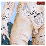 Blvckjep - Un Sognatore Troppo Realista - Pasta Modellante, Acrilico e Inchiostro su Strappo