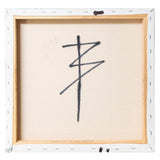 Blvckjep - Aureole d'Inchiostro #1 - Gesso, Spray 94 Montana e Inchiosto su Tela