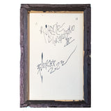 Blvckjep - Aureole d'Inchiostro #2 - Gesso, Spray 94 Montana e Inchiosto su Tela