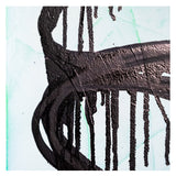 Blvckjep - Aureole d'Inchiostro #2 - Gesso, Spray 94 Montana e Inchiosto su Tela