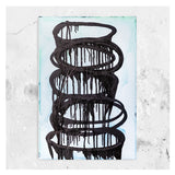 Blvckjep - Aureole d'Inchiostro #2 - Gesso, Spray 94 Montana e Inchiosto su Tela