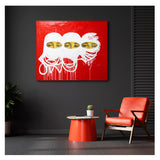 Blvckjep - Le 3 Disgrazie - Tecnica Mista su Tela