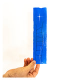 Blvckjep - Tavole della Buona Notte "Blu" - Spray e Marker Acrilico su Libro d’Epoca