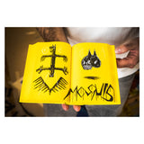 Blvckjep - Tavole della Buona Notte "Giallo" - Spray e Marker Acrilico su Libro d’Epoca