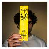 Blvckjep - Tavole della Buona Notte "Giallo" - Spray e Marker Acrilico su Libro d’Epoca