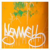 Blvckjep - Nennell - Tecnica Mista su Libro d'Archivio