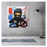 Blvckjep - Tropp Uocchj Pe Chiagnere - Tecnica Mista su Tela