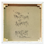 Blvckjep - Una Montagna di Problemi - Tecnica Mista su Tela