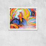 Ciro D'Alessio - Napule è na carta sporca - Mista su Tela