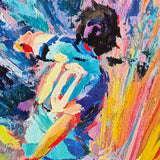 CIRO D'ALESSIO - MARADONA - STAMPA MATERICA