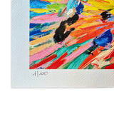 CIRO D'ALESSIO - MARADONA - STAMPA MATERICA