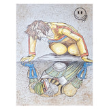 EASYPOP - NARCISO - TECNICA MISTA SU CARTONCINO