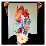 ETIMOINCERTO - SILENT FLOWER GREEN - STAMPA DIGITALE