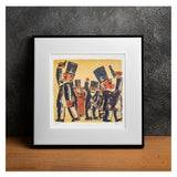 Franz Borghese - Il Duello - Litografia a Colori