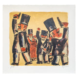 Franz Borghese - Il Duello - Litografia a Colori