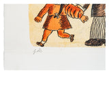 Franz Borghese - Il Padre - Litografia a Colori