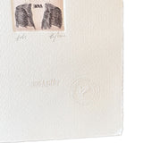 Franz Borghese - I Gemelli - Incisione Carta Magnani