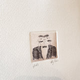 Franz Borghese - I Gemelli - Incisione Carta Magnani