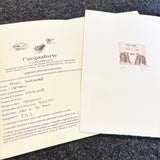 Franz Borghese - I Gemelli - Incisione Carta Magnani