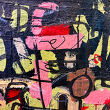 GERMAINE MULLER - ALBERO - TECNICA MISTA SU TELA