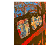 GERMAINE MULLER - SENZA TITOLO - TECNICA MISTA SU TELA