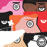 IABO- I want to be an artist" (Damien Hirst, Jean-Michel Basquiat, Blek Le Rat, Van Gogh, Banksy, Andy Warhol, Keith Haring)