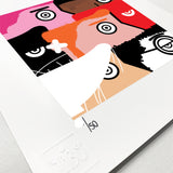 IABO- I want to be an artist" (Damien Hirst, Jean-Michel Basquiat, Blek Le Rat, Van Gogh, Banksy, Andy Warhol, Keith Haring)