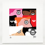 IABO- I want to be an artist" (Damien Hirst, Jean-Michel Basquiat, Blek Le Rat, Van Gogh, Banksy, Andy Warhol, Keith Haring)