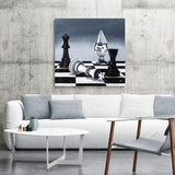 RITA CASTIELLO - I COLPEVOLI - OLIO SU TELA