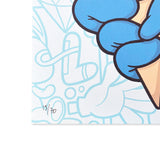 Aleandro Roncarà - Freeze Love - Serigrafia su cartoncino