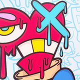 Aleandro Roncarà - Freeze Love - Serigrafia su cartoncino