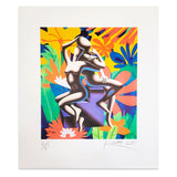 Mark Kostabi - Passione in fiore - Serigrafia