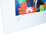 Mark Kostabi - Passione in fiore - Serigrafia