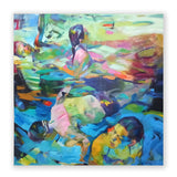 Claudio Malacarne - Like Gauguin - Serigrafia polimaterica