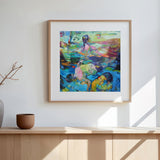 Claudio Malacarne - Like Gauguin - Serigrafia polimaterica