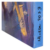 Luigi Massa - Jazz Session 1 - Tecnica Mista su Tela