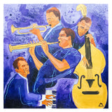 Luigi Massa - Jazz Session 3 - Tecnica Mista su Tela