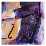 Luigi Massa - Jazz Session 4 - Tecnica Mista su Carta