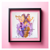 Luigi Massa - Jazz Session 5 - Tecnica Mista su Carta