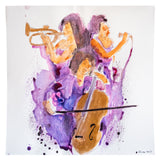 Luigi Massa - Jazz Session 5 - Tecnica Mista su Carta