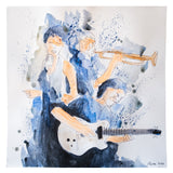 Luigi Massa - Jazz Session 6 - Tecnica Mista su Carta