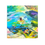 Claudio Malacarne - Paradiso - Serigrafia polimaterica