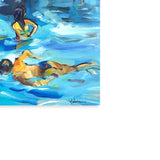 Claudio Malacarne - Piscina - Serigrafia polimaterica